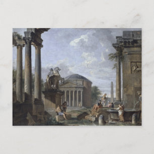 Landschap met Roman Ruins Briefkaart