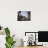 Landschap met Roman Ruins Poster (Thuiskantoor)
