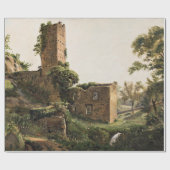 Landschap met ruïnes (Ancient Ruined Building) Cadeaupapier (Vlak)