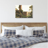 Landschap met ruïnes (Ancient Ruined Building) Canvas Afdruk (Insitu (Slaapkamer))