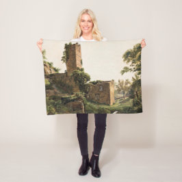Landschap met ruïnes (Ancient Ruined Building) Fleece Deken