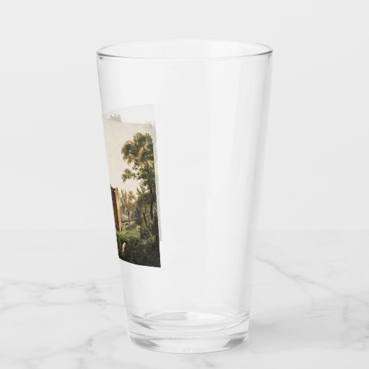 Landschap met ruïnes (Ancient Ruined Building) Glas (Links)