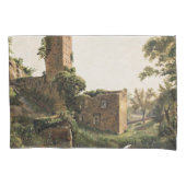 Landschap met ruïnes (Ancient Ruined Building) Kussensloop (Voorkant-Links)