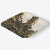 Landschap met ruïnes (Ancient Ruined Building) Papieren Bordje (Gebogen)