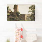 Landschap met ruïnes (Ancient Ruined Building) Spandoek (Insitu)