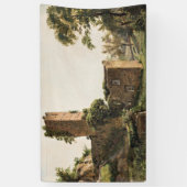 Landschap met ruïnes (Ancient Ruined Building) Spandoek (Verticaal)