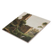 Landschap met ruïnes (Ancient Ruined Building) Tegeltje (Zijkant)