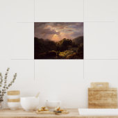 Landschap met schapen poster (Keuken)