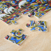 Landschap met schapen Zeer moeilijke puzzel (Zijkant)