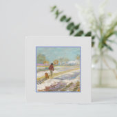 Landschap met sneeuw, Van Gogh-kaart Kaart (Staand voorkant)