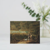 Landschap met sporters briefkaart (Staand voorkant)
