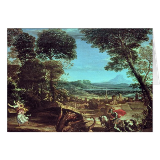 Landschap met St.George en de Draak, c.1610 (Voorkant Horizontaal)