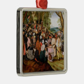Landschap met St. John de Baptist Preaching Metalen Ornament (Rechts)