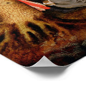 Landschap met St. John de Baptist Preaching Poster (Hoek)