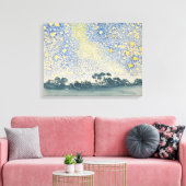 Landschap met sterren canvas afdruk (Insitu (Woonkamer))