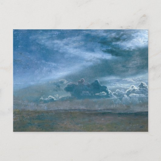 Landschap met stormachtige wolken door Albert Bier Briefkaart (Voorkant)