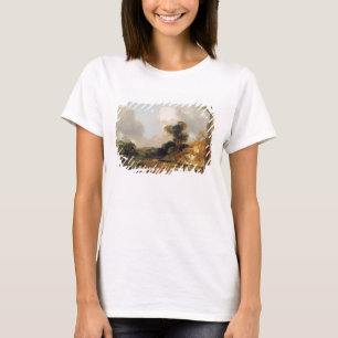 Landschap met Stream en Weir (olie op canvas) T-shirt
