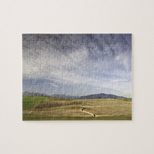 Landschap met tarwevelden, Grabouw, Western Legpuzzel (Horizontaal)