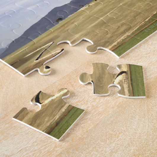 Landschap met tarwevelden, Grabouw, Western Legpuzzel (Zijkant)