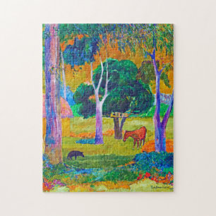 Landschap met varkens en paarden, Gauguin Legpuzzel