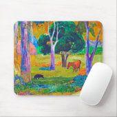 Landschap met varkens en paarden, Gauguin Muismat (Met muis)