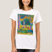 Landschap met varkens en paarden, Gauguin T-shirt (Voorkant)