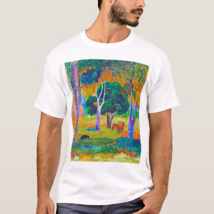 Landschap met varkens en paarden, Gauguin T-shirt