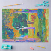Landschap met varkens en paarden, Gauguin Tissuepapier (Craft)