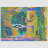 Landschap met varkens en paarden, Gauguin Tissuepapier (Voorkant)