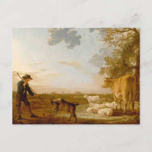 Landschap met vee Aelbert Cuyp Briefkaart