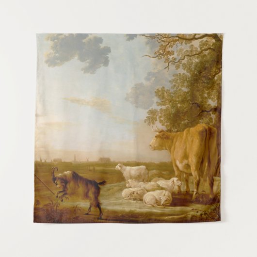 Landschap met vee Aelbert Cuyp Wandkleed (Voorkant)