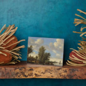 Landschap met veerboot, 1649 (olie op doek) fotoplaat (Zijkant)