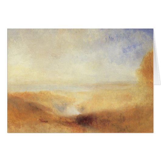 Landschap met verre rivierbaai door Joseph Turner (Voorkant Horizontaal)