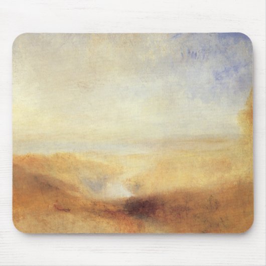 Landschap met verre rivierbaai van Joseph Turner Muismat (Voorkant)