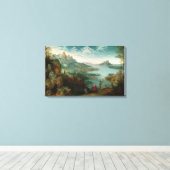 Landschap met vlucht naar Egypte Canvas Afdruk (Insitu (Houten vloer))