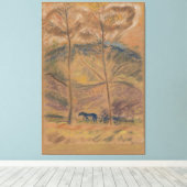 Landschap met voerman canvas afdruk (Insitu (Houten vloer))