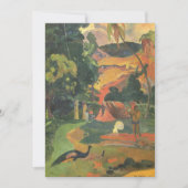 Landschap met voetgangers door Paul Gauguin (Voorkant)