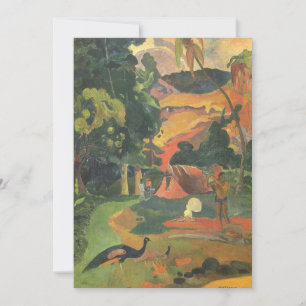 Landschap met voetgangers door Paul Gauguin