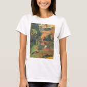 Landschap met voetgangers door Paul Gauguin T-shirt (Voorkant)