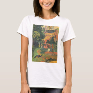 Landschap met voetgangers door Paul Gauguin T-shirt