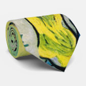 Landschap met wandelend paar van Vincent van Gogh Stropdas (Opgerold)