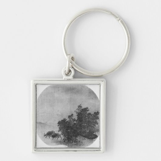 Landschap met waterbuffel, Song Dynasty Sleutelhanger (Voorkant)
