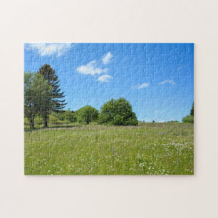 Landschap met weide - legpuzzel