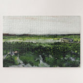 Landschap met Wheelbarrow Vincent Van Gogh Legpuzzel (Horizontaal)