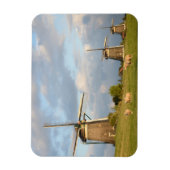 Landschap met windmolens en schapen magneet (Verticaal)