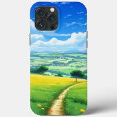 Landschap met wolken en bomen Case-Mate iPhone case (Achterkant)