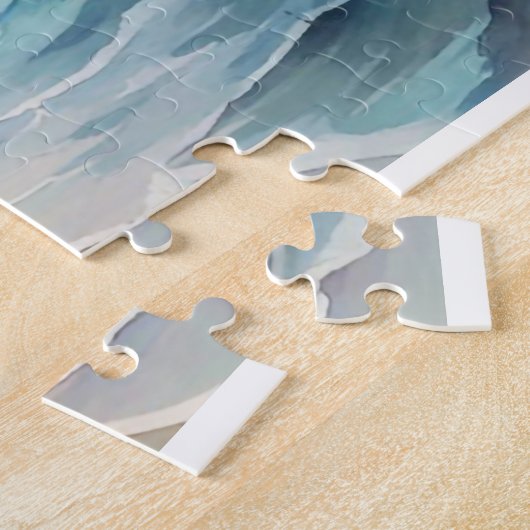 Landschap met zee- en zeilschepen legpuzzel (Zijkant)