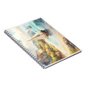 Landschap met zee- en zeilschepen notitieboek (Rechterzijde)