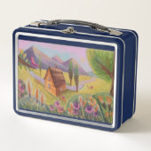 Landschap Metalen Lunch Box (Voorkant)
