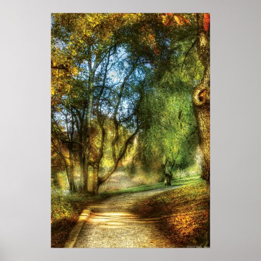 Landschap - Mijn reis, mijn pad Poster (Voorkant)